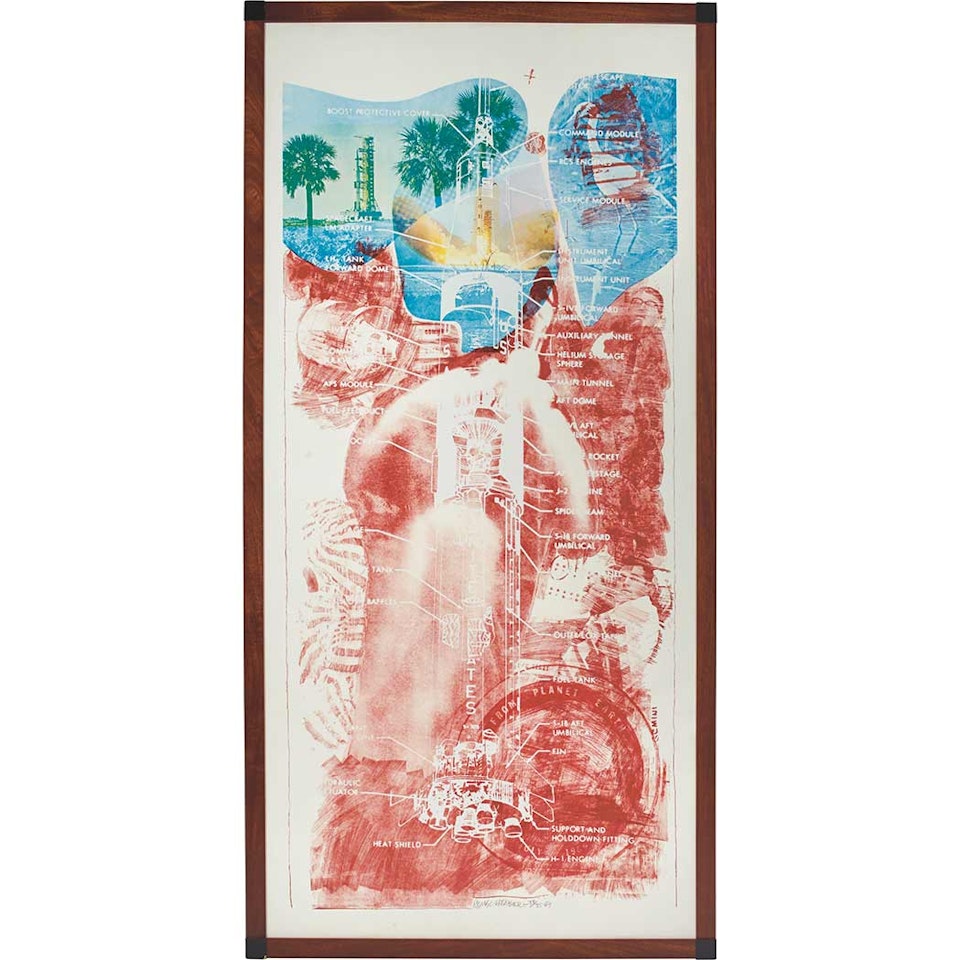 SKY GARDEN (FOSTER 74) by Robert Rauschenberg
