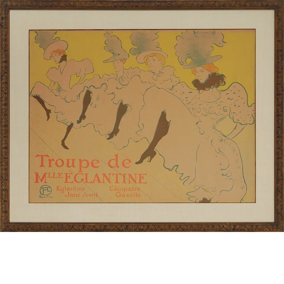 LA TROUPE DE MADEMOISELLE EGLANTINE (D. 361; A 198; W. P21) by Henri de Toulouse-Lautrec
