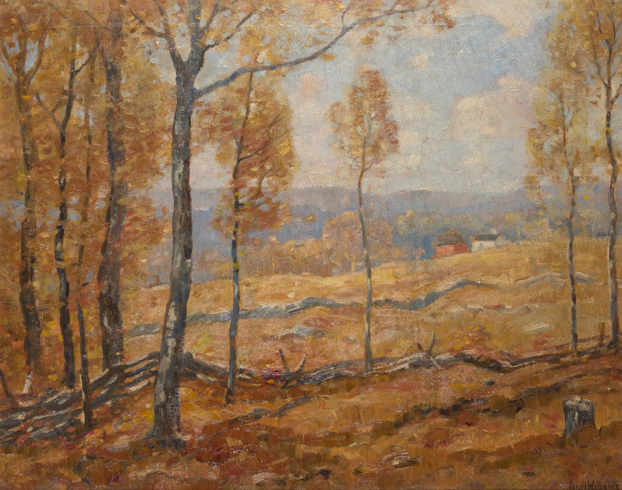 Golden Autumn, Lyme, Conn. by Guy Carleton Wiggins