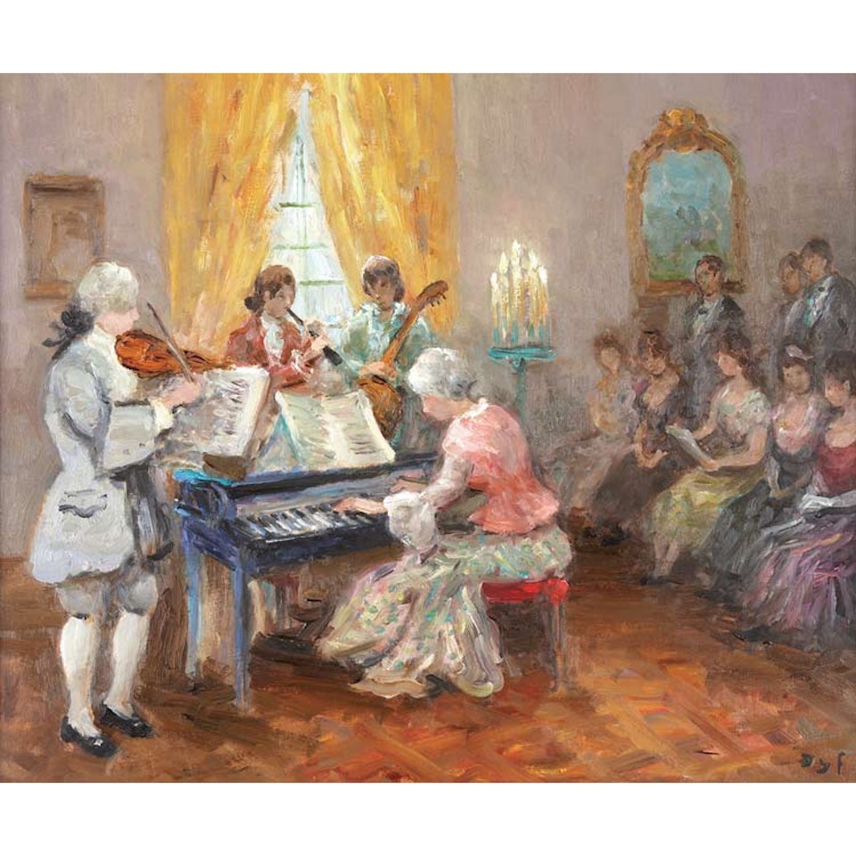 Concert Au Chateau by Marcel Dyf