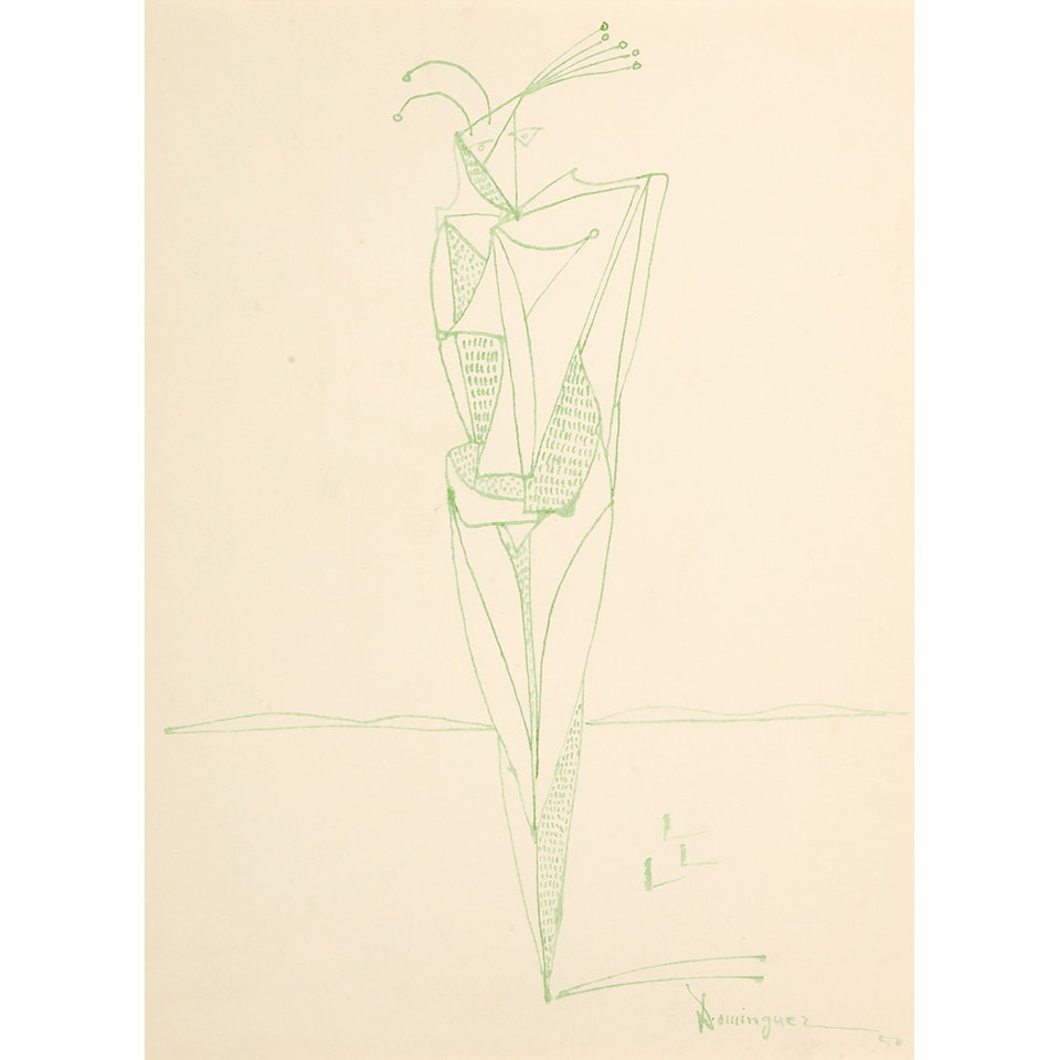 Cubist Composition by Oscar Dominguez