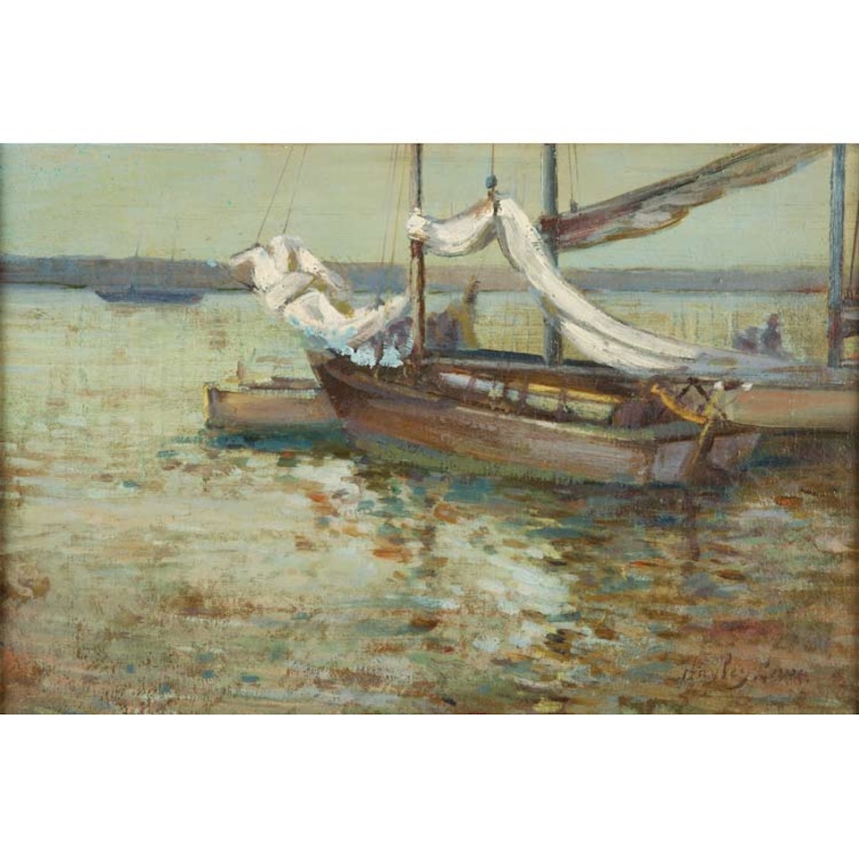 Sailboats at Dockside by Hayley Lever