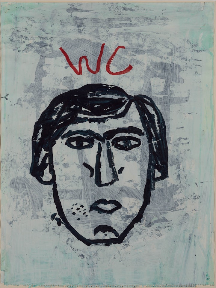 Water Closet Drawing #1 by Donald Baechler