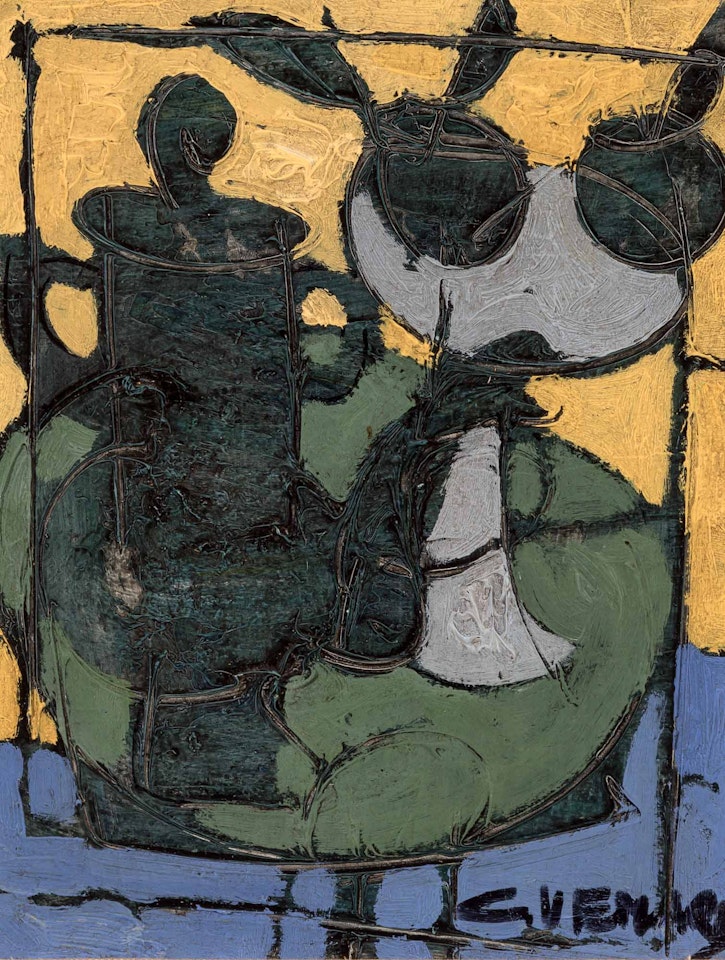 Still Life with Coffee Pot and Fruit by Claude Venard