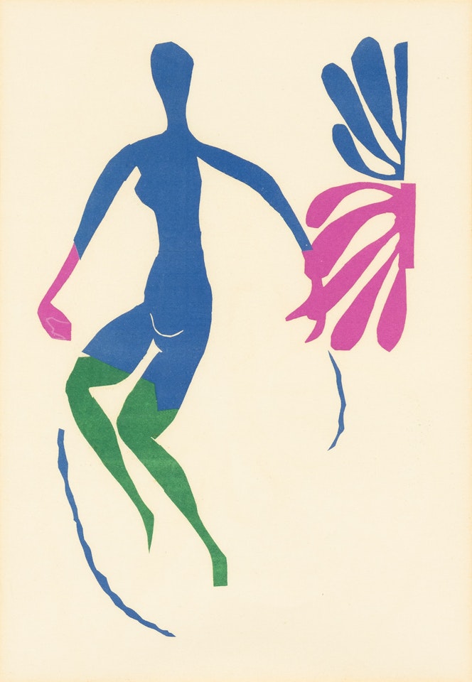 BLUE NAKED WITH GREEN ARMS by Henri Matisse