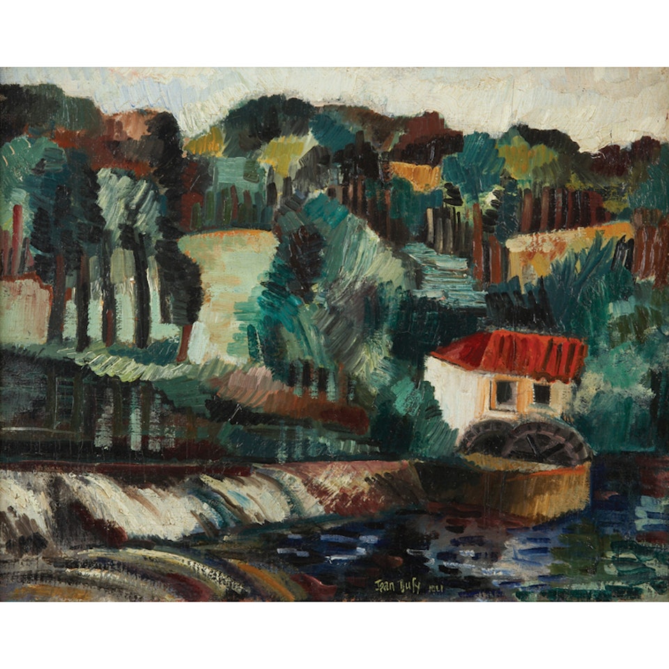 Moulin a Aubes (Limousin) by Jean Dufy