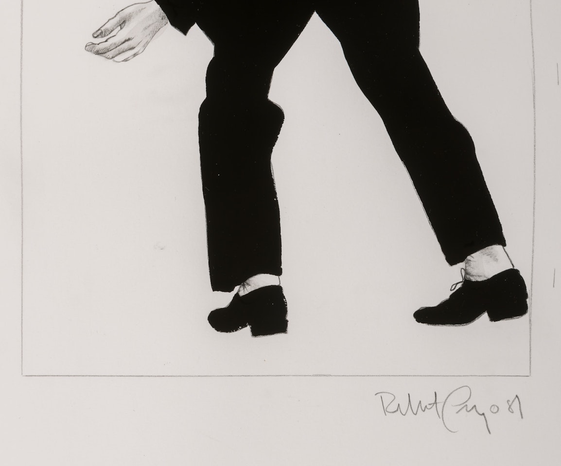 Men in the Cities (LA Wall) by Robert Longo