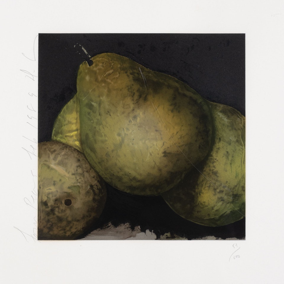 FOUR PEARS by Donald Sultan