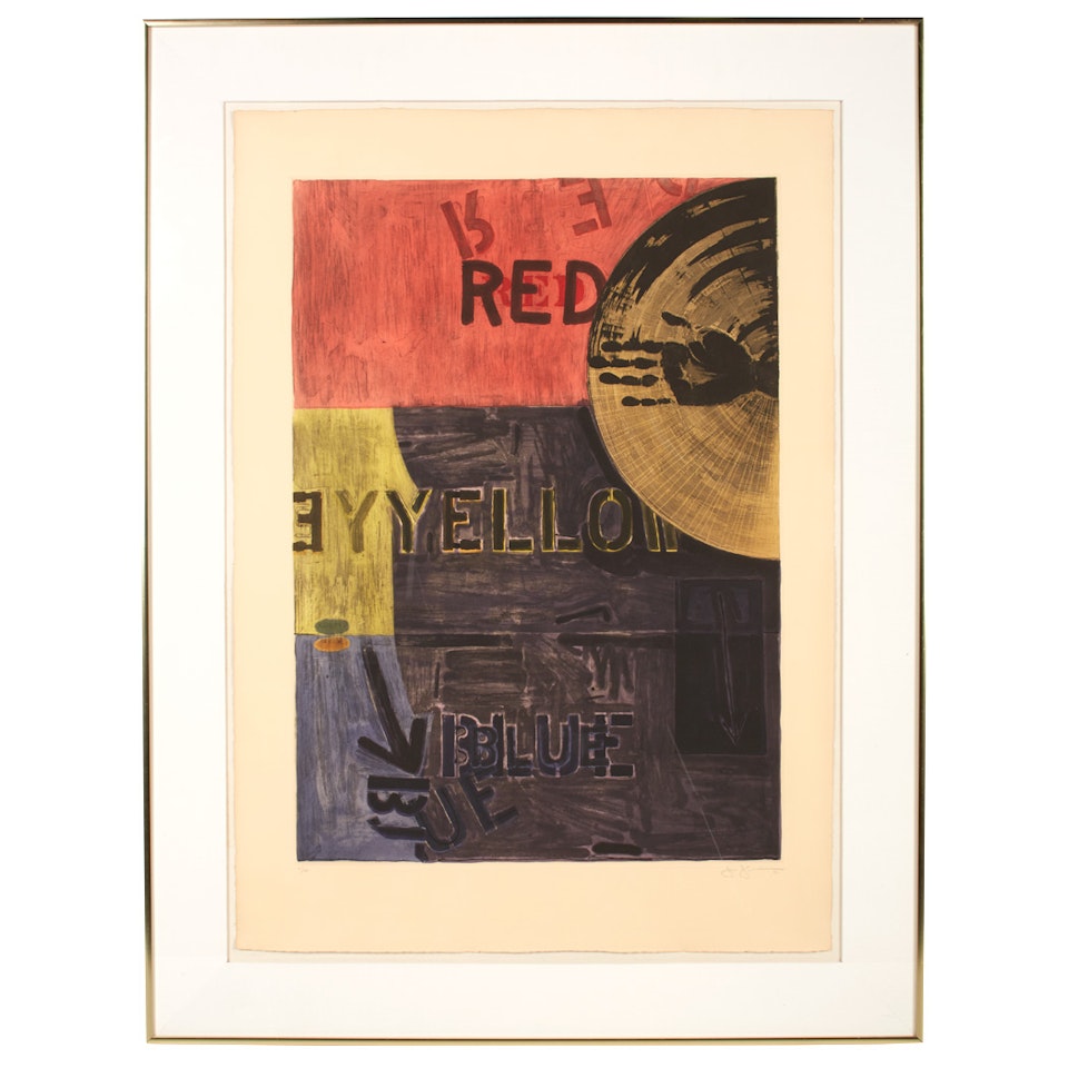 PERISCOPE (U.L.A.E. 218) by Jasper Johns