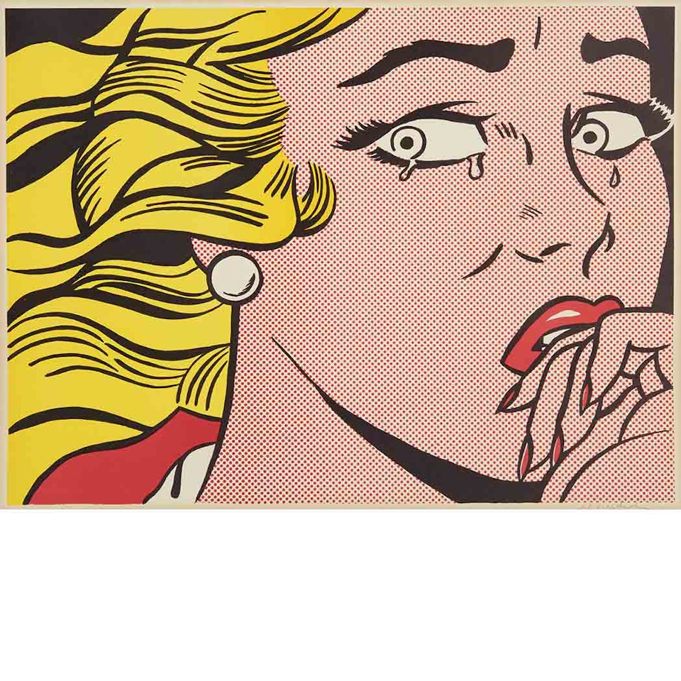 CRYING GIRL (CORLETT II.1) by Roy Lichtenstein