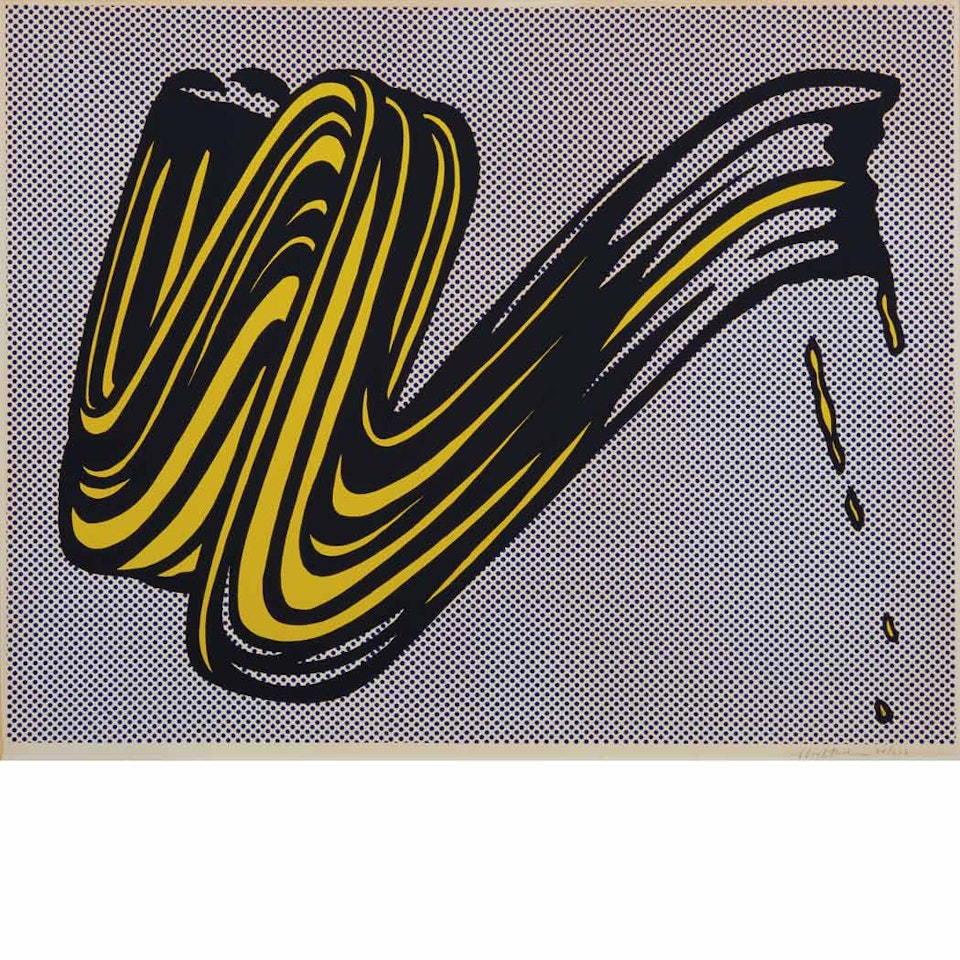 BRUSHSTROKE (C. 5) by Roy Lichtenstein