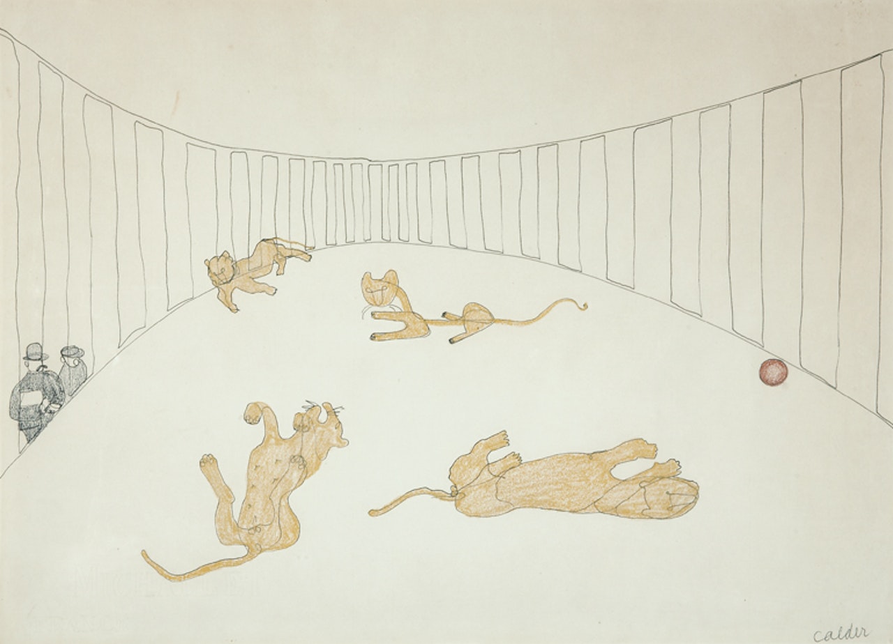 Lion Cage by Alexander Calder