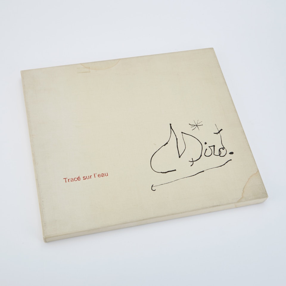 TRACE SUR L"EAU (D. 350; MOURLOT 382; CRAMER BOOKS 82) by Joan Miró