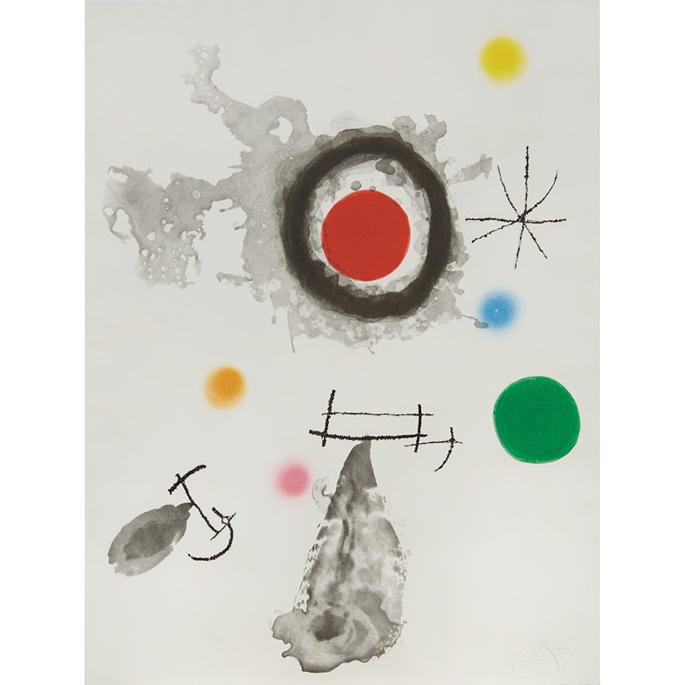 ASTRE ET FUMEE (D. 424) by Joan Miró