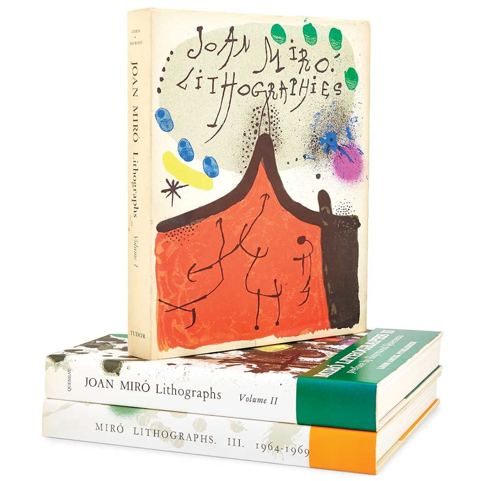 MIRO LITHOGRAPHS I-III by Joan Miró