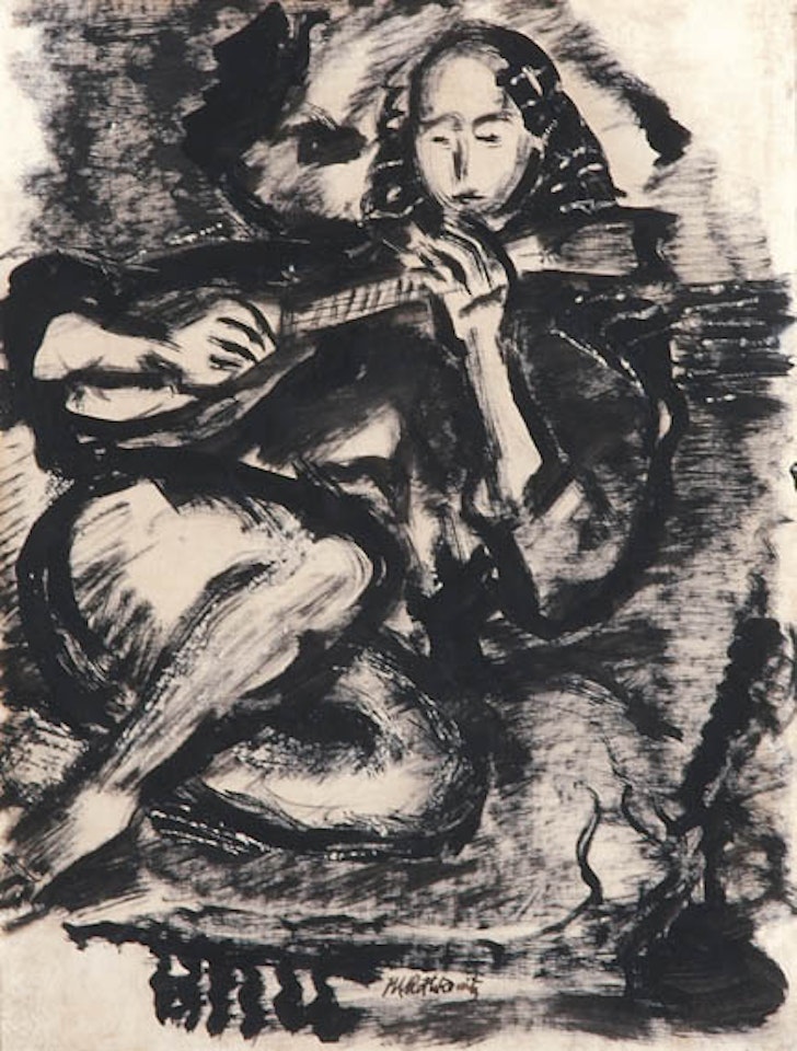 Guitarist by Mark Rothko
