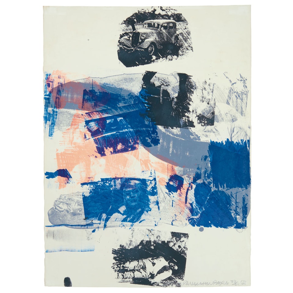 STILL FROM REELS (BONNIE AND CLYDE) (FOSTER 57) by Robert Rauschenberg