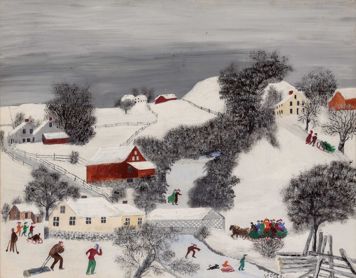 Greenwich, NY by Grandma Moses