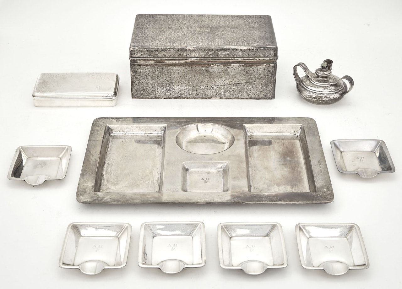 Group of Tiffany & Co. Sterling Silver Smoking Articles by Tiffany & Co.