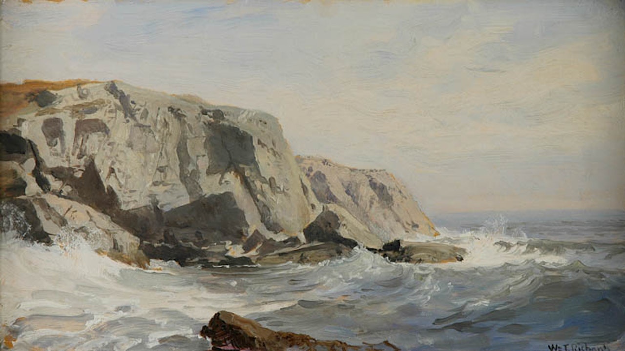 Gray Cliff, Conanicut, Rhode Island by William Trost Richards