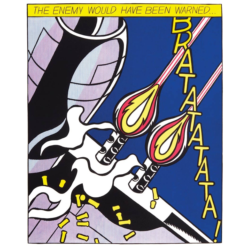 AS I OPENED FIRE (CORLETT APP. 5) by Roy Lichtenstein