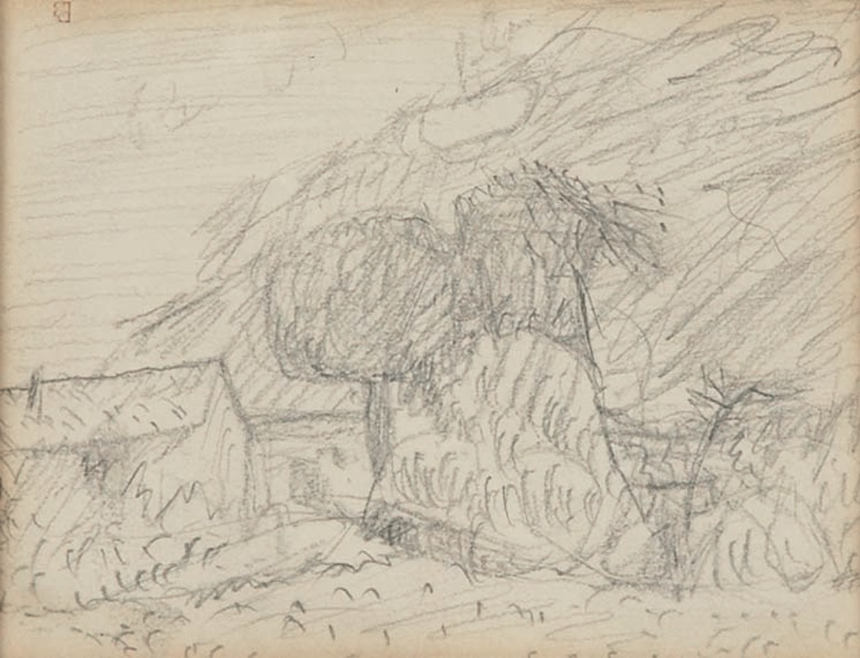 Landscape with Houses by Pierre Bonnard