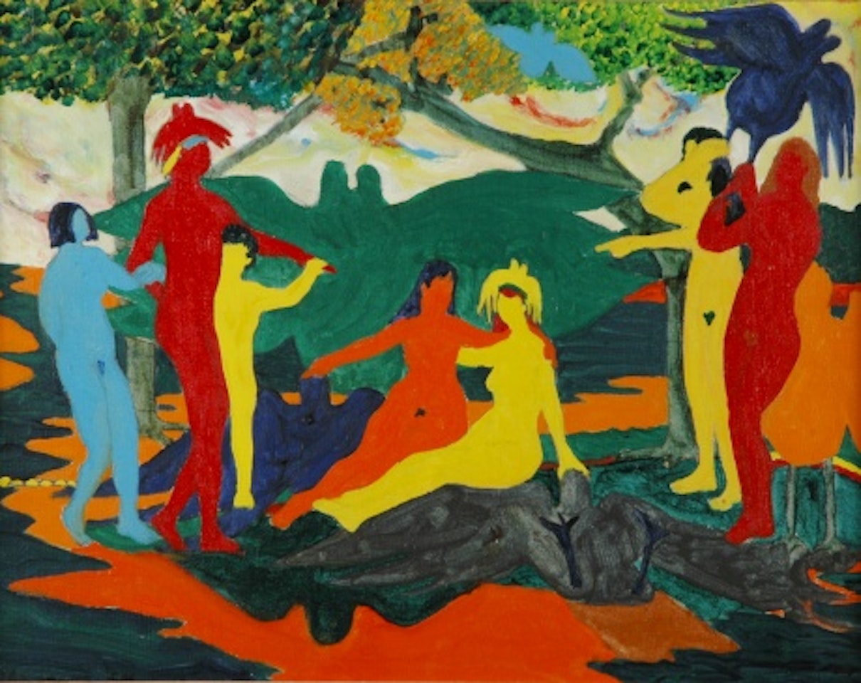 Bacchus + Ariadne by Bob Thompson