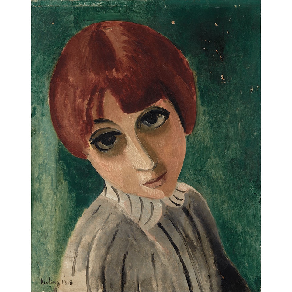 Portrait d"une Femme by Moïse Kisling