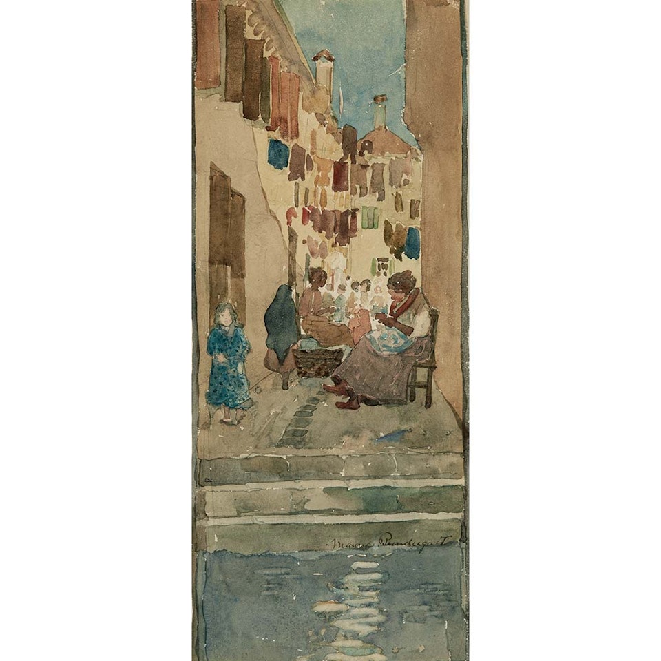 Venetian Courtyard by Maurice Prendergast