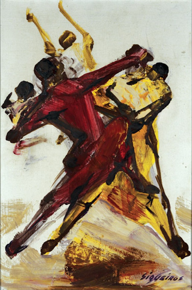 For Troglodia Obra Teatral en la Carcel by David Alfaro Siqueiros
