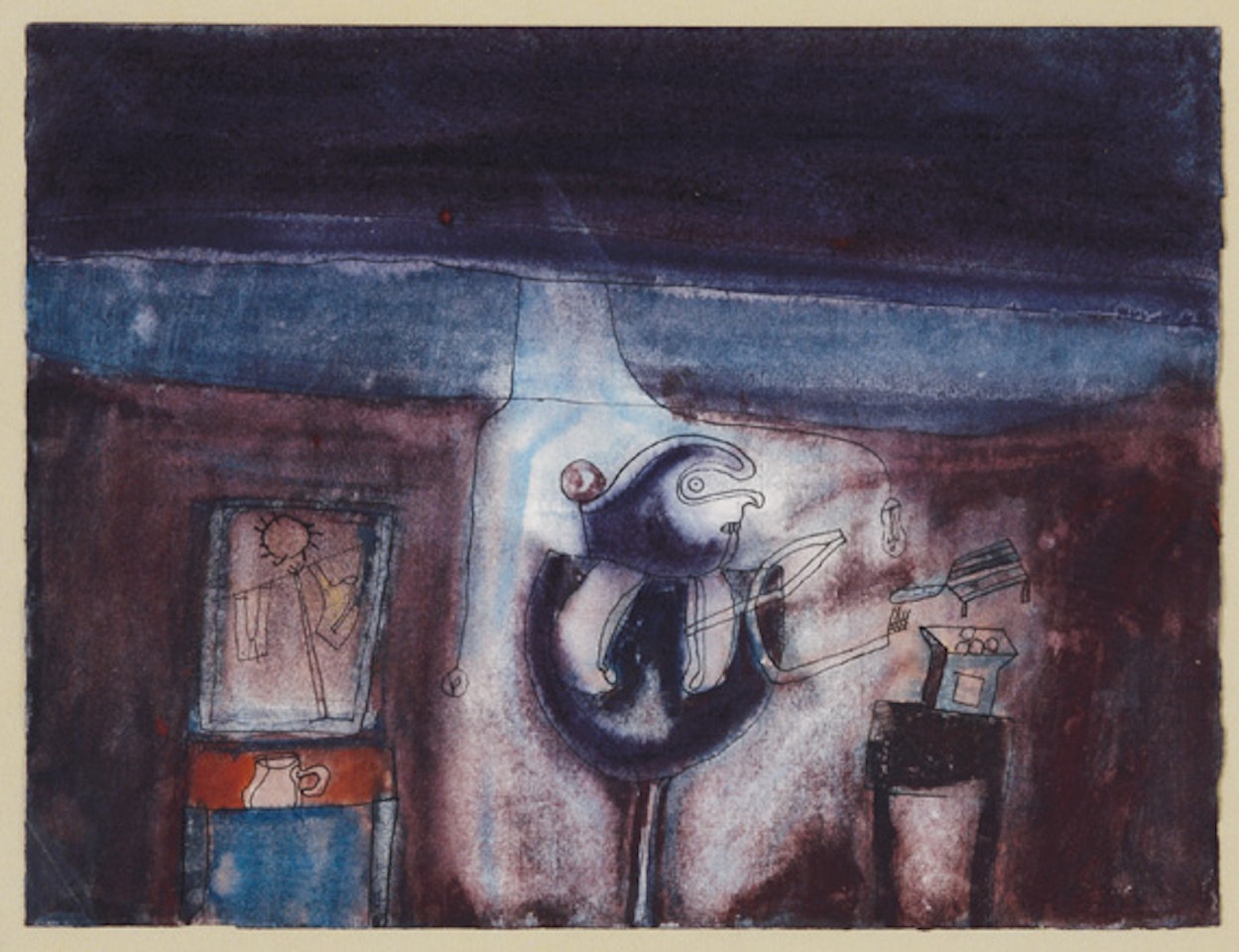Woman in Kitchen by Francisco Toledo