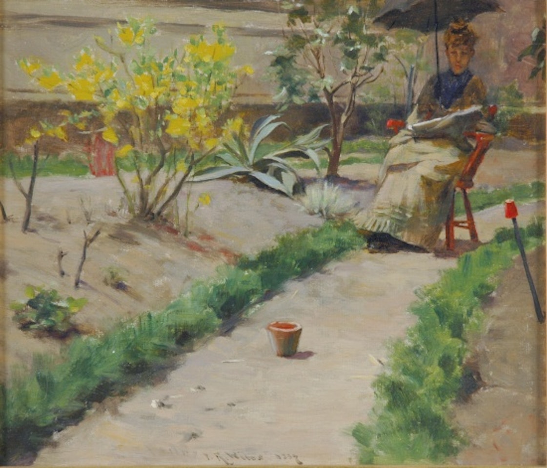 In the Garden by Irving Ramsey Wiles