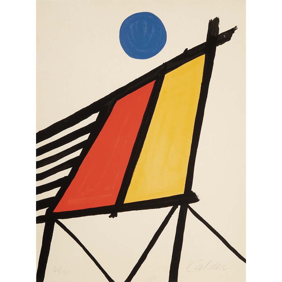 BLUE SUN by Alexander Calder