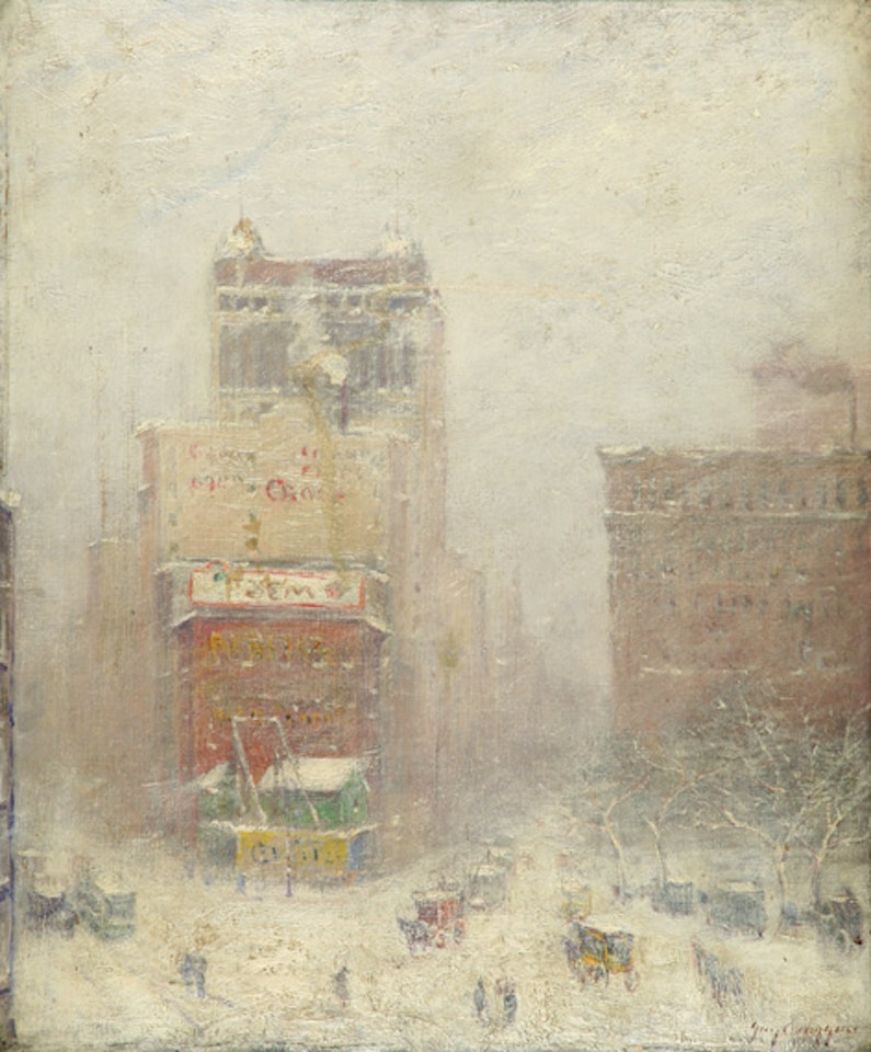 Fifth Avenue at Madison Square Looking North by Guy Carleton Wiggins