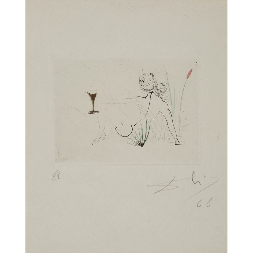 PETITES NUS RONSARD (FIELD 73-1; MICHLER/LOPSINGER 259) by Salvador Dali