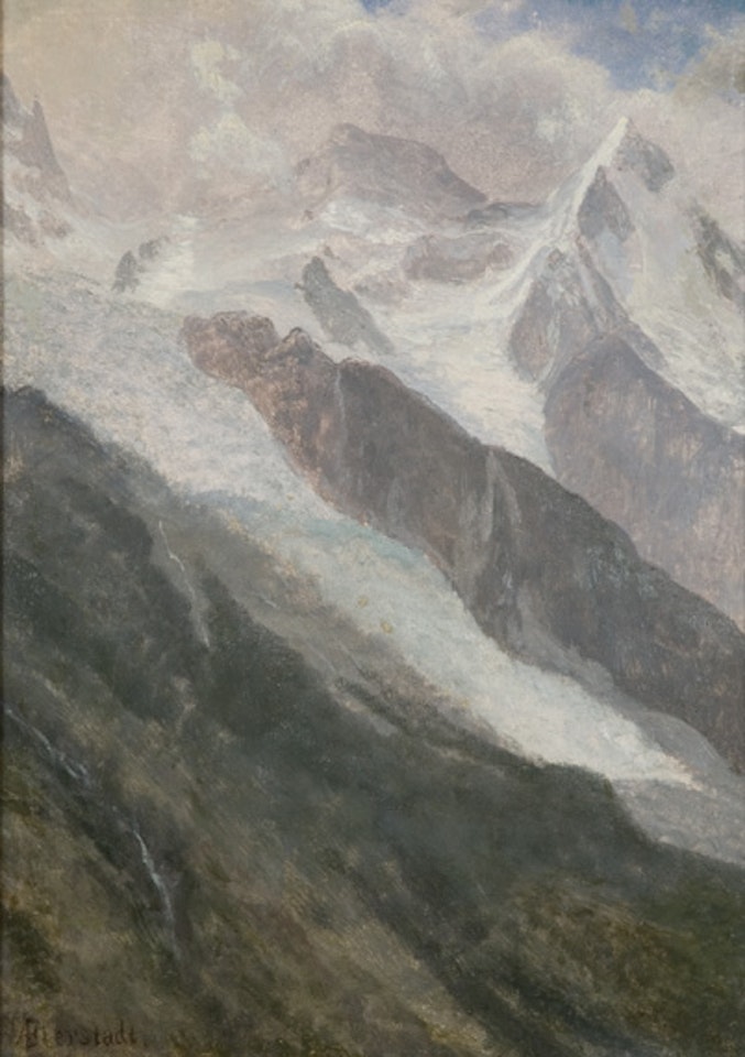 Portion of the Jungfrau from Grindelwald by Albert Bierstadt