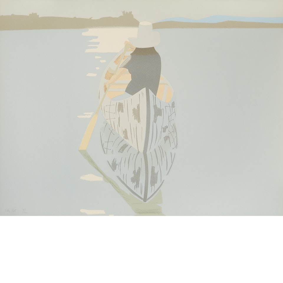 GOOD AFTERNOON 2 (GRAY ROWBOAT) (MARAVELL 78; SCHRODER 80) by Alex Katz