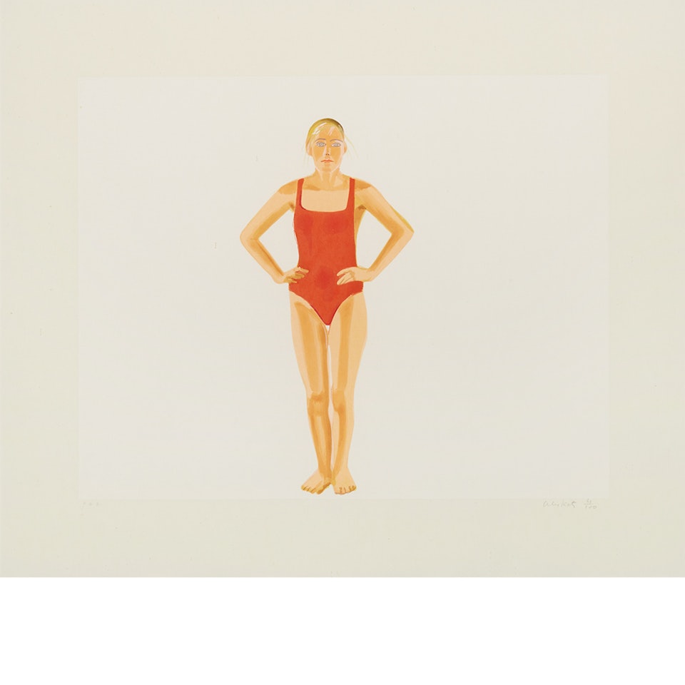SWIMMER (S. 235; BLUM 40) by Alex Katz