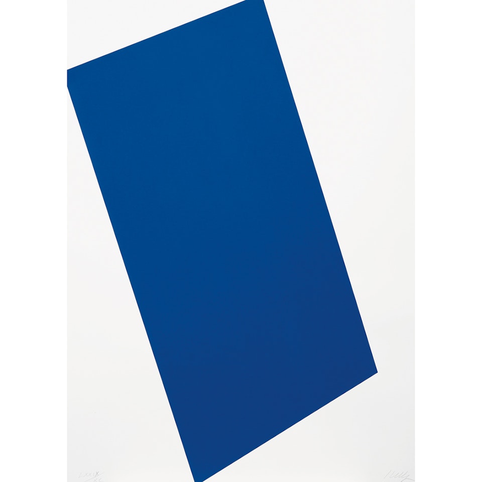 BLUE (FOR LEO) (AXSOM 276) by Ellsworth Kelly