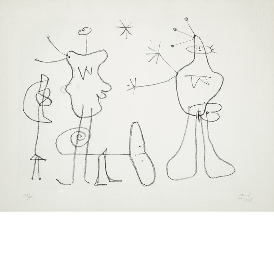PARADE (MOURLOT 64) by Joan Miró