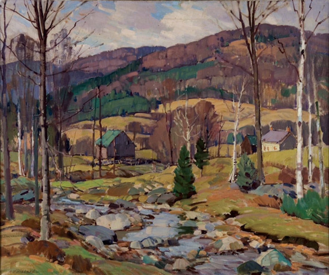Vermont Brook, Spring by Aldro Thompson Hibbard