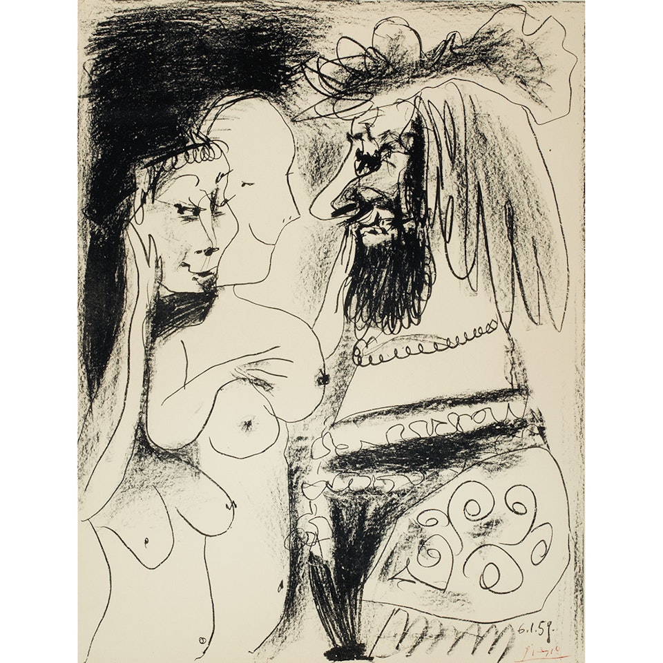 LE VIEUX ROI (B. 869) by Pablo Picasso