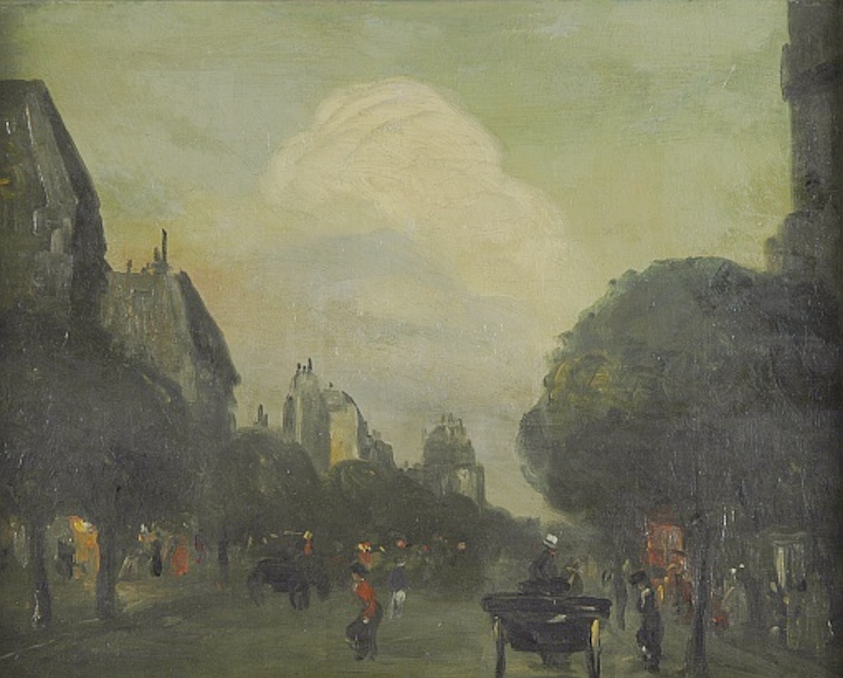 Boulevard Montparnasse - The Cloud by Robert Henri