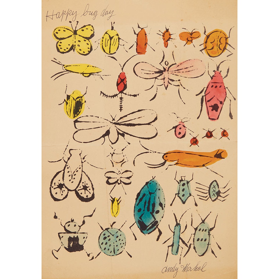 HAPPY BUG DAY by Andy Warhol