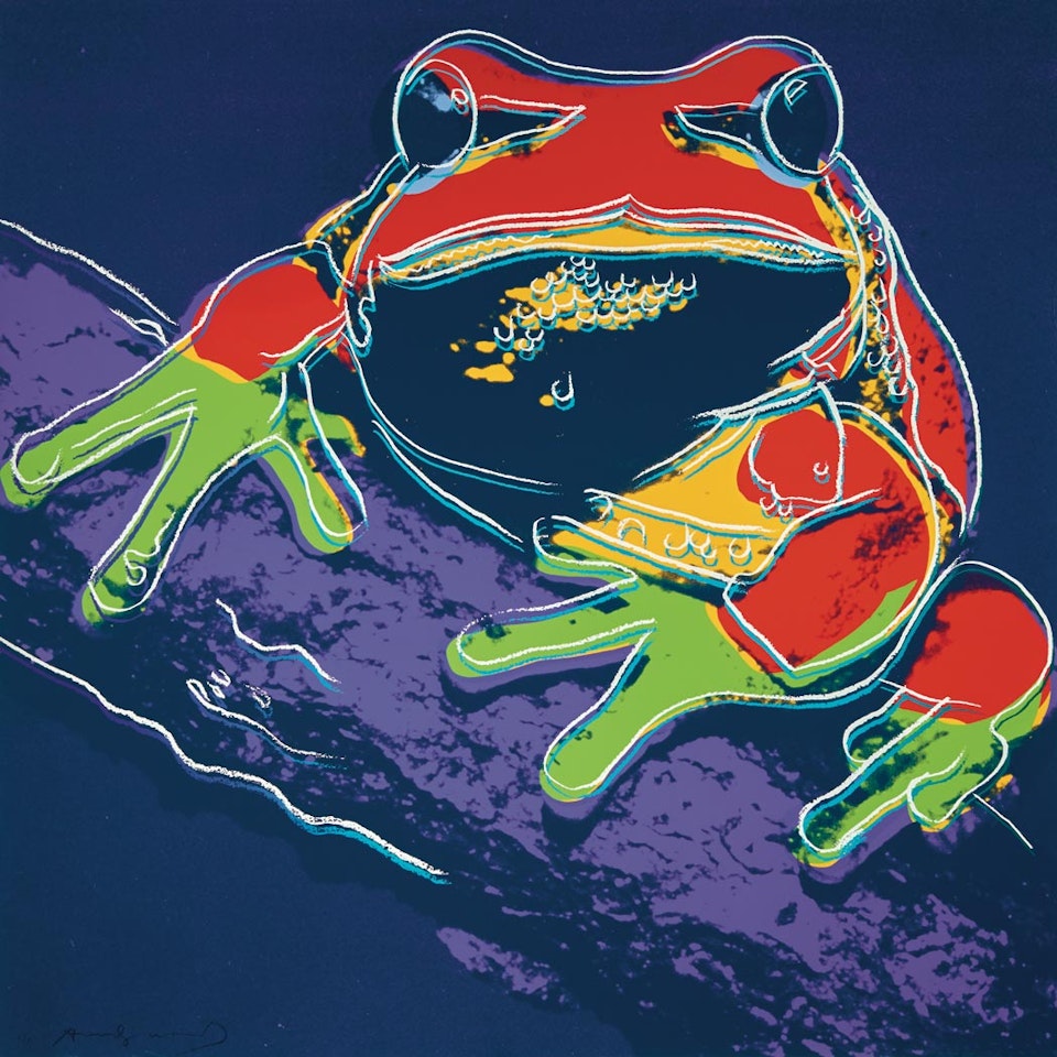 PINE BARRENS TREE FROG (F./S. II.294) by Andy Warhol