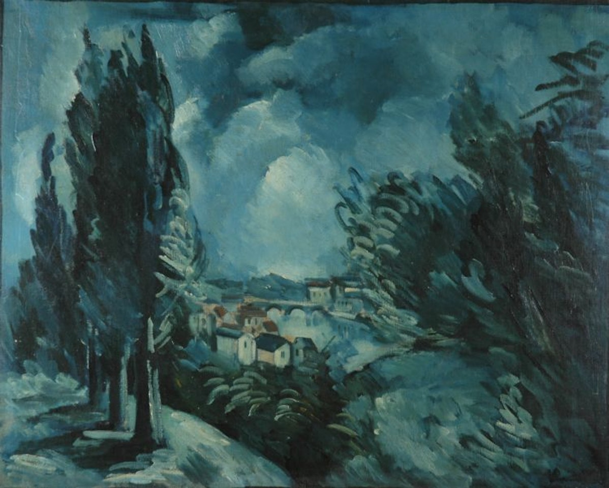 PAYSAGE BLEU by Maurice de Vlaminck
