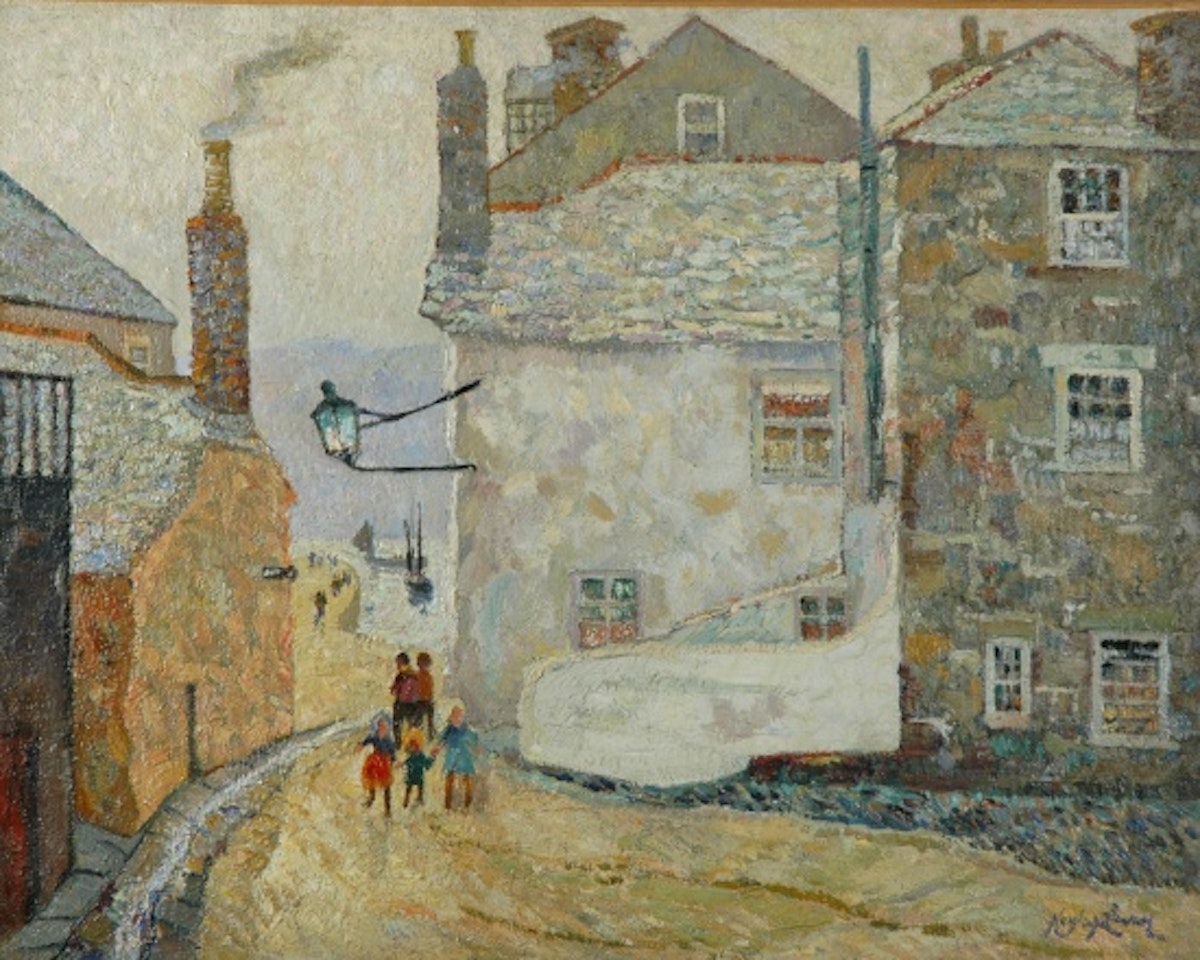 THE ROAD TO SMEATON"S PIER, ST. IVES HARBOURPLACE, CORNWALL, ENGLAND by Hayley Lever