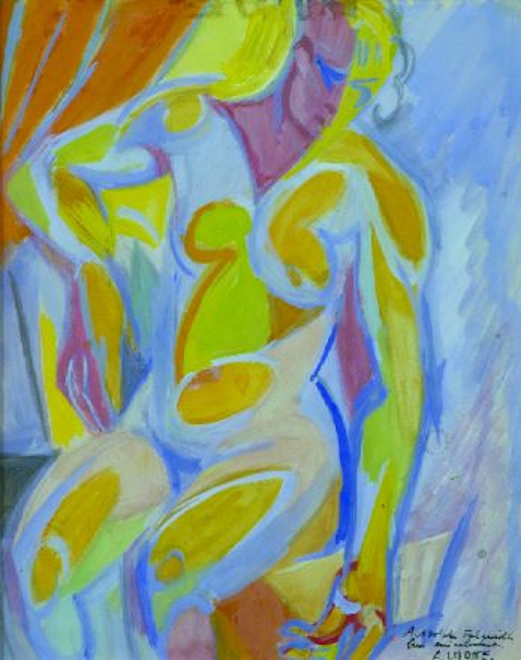 SEATED FEMALE NUDE by André Lhote