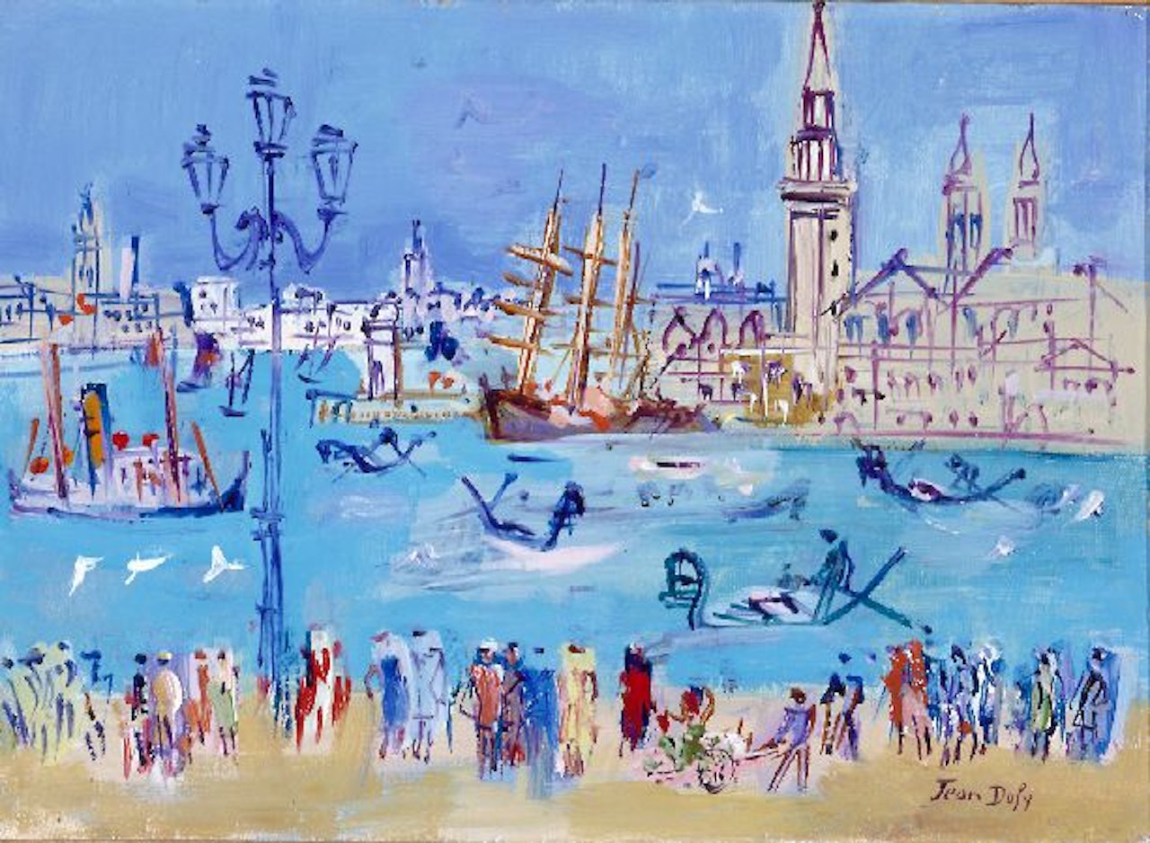 LE PORT DE VENISE by Jean Dufy