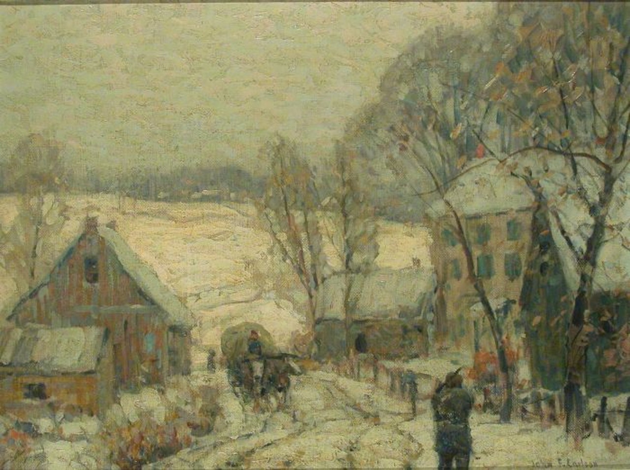 SNOW MANTLED ACRES by John Fabian Carlson